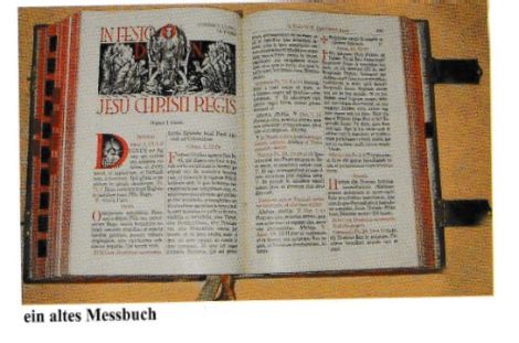 Web. altes Messbuch