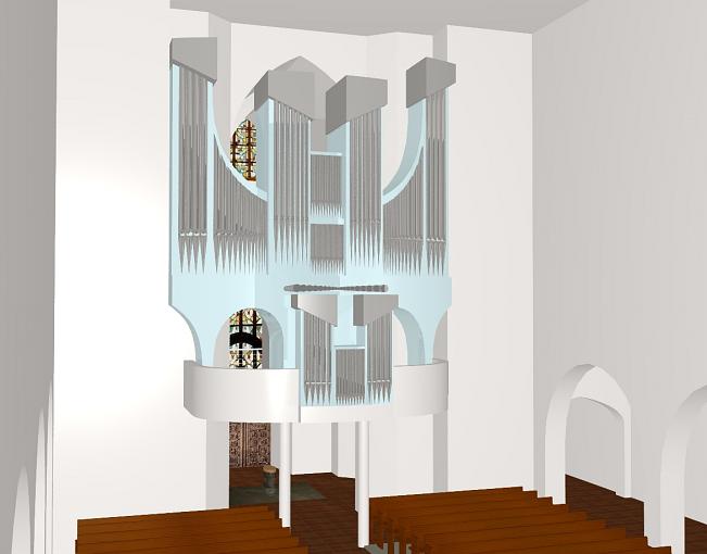 Graphik Orgel St. Lambertus Erkelenz (c) Christkönig Erkelenz 2022 (SK)
