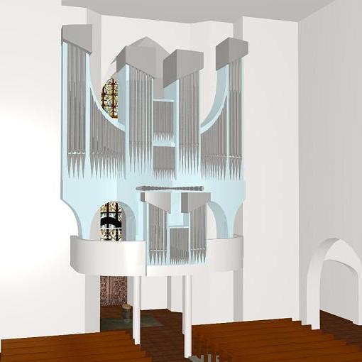 Graphik Orgel St. Lambertus Erkelenz