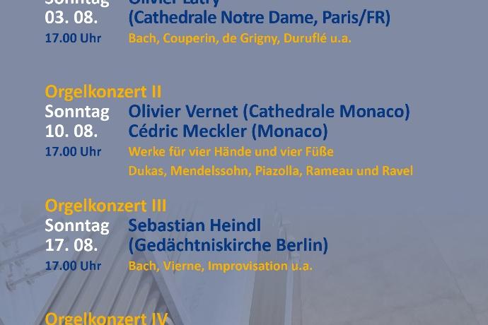 3. Internationaler Erkelenzer Orgelsommer