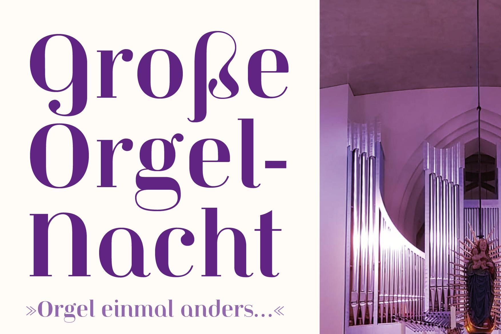 Plakat Orgelnacht 2024