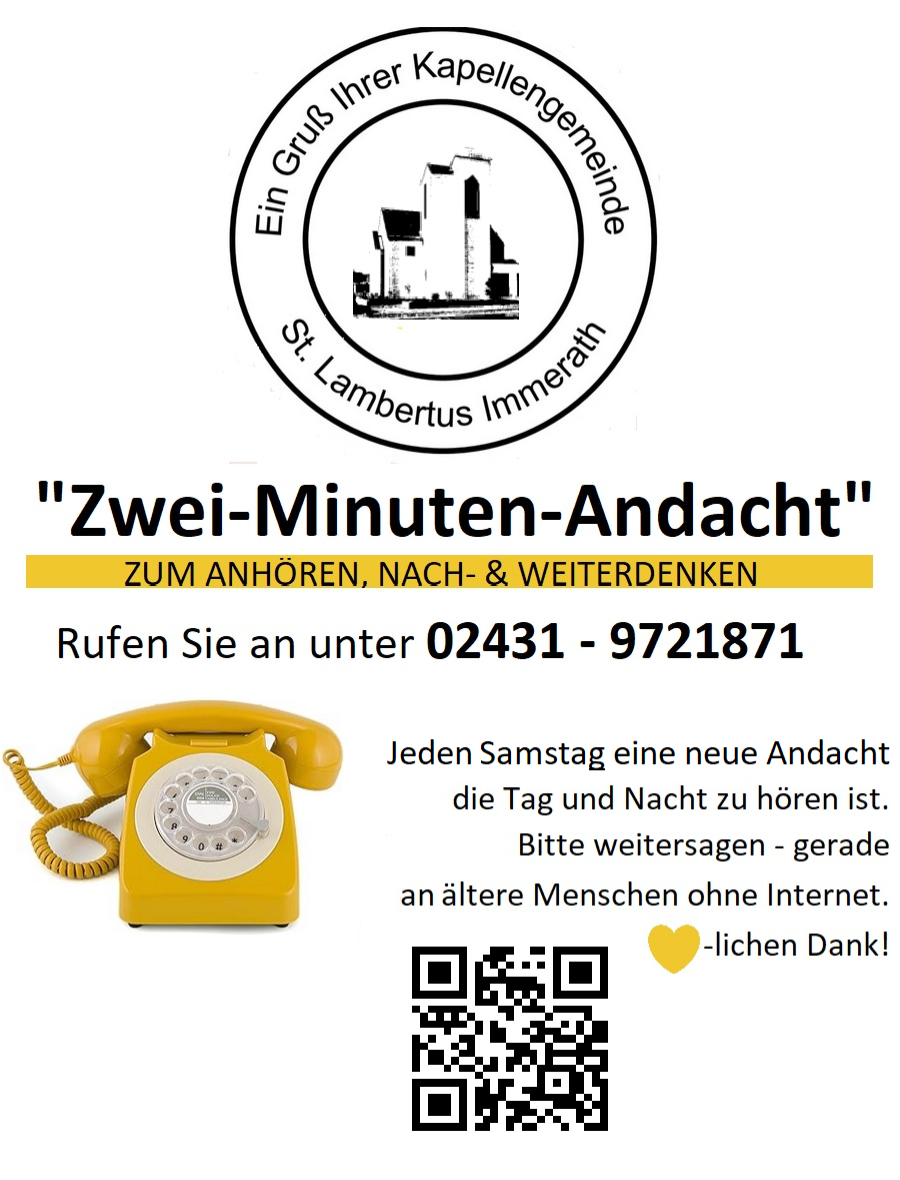 2 Min Andacht, 10.4.26 (c) 2 Min Andacht, 10.4.26, Fr. Otten